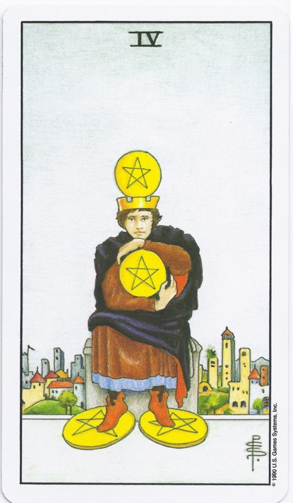 Automatisk Hvad er der galt Umulig Four in the Tarot Cards - The Material Reality